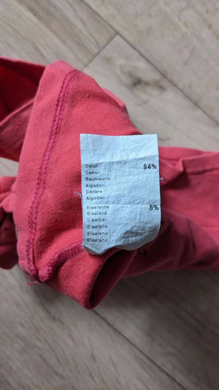 Tee-shirt rouge framboise 18 mois - photo numéro 4