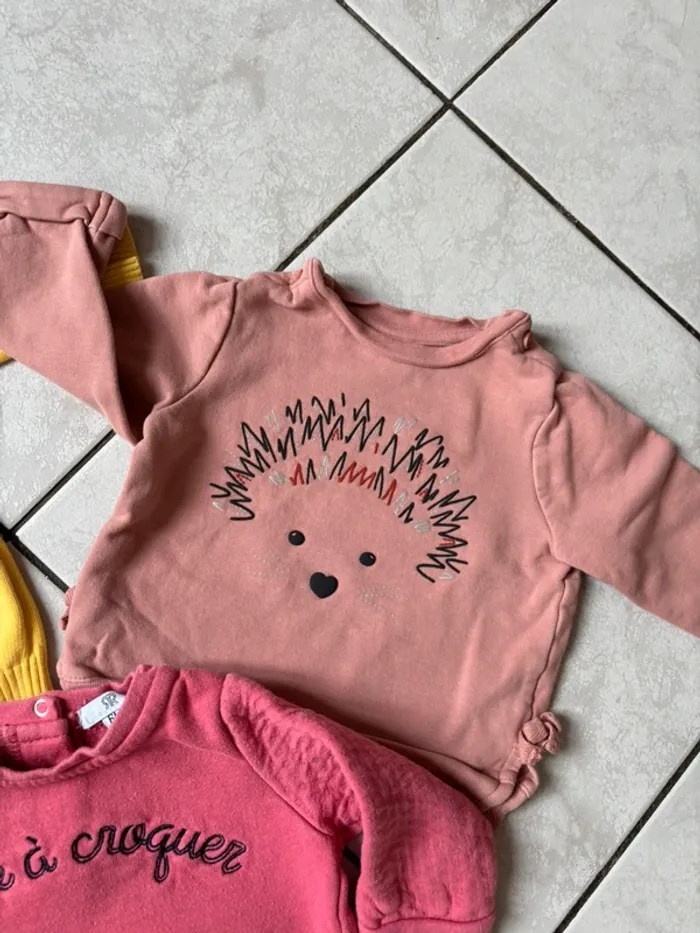 Lot de 3 vêtements longues manches - 6 mois - automne 🍂 - photo numéro 5