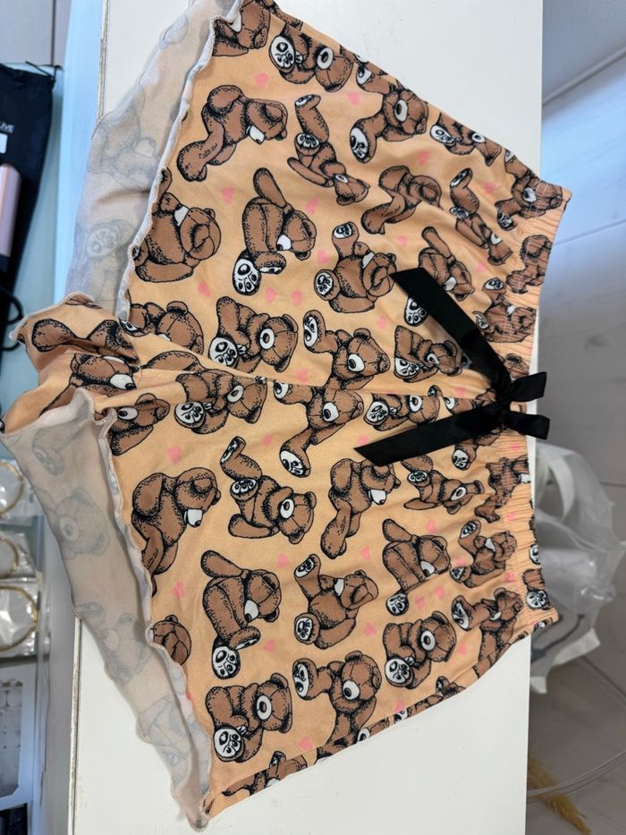 Short de pyjama nounours