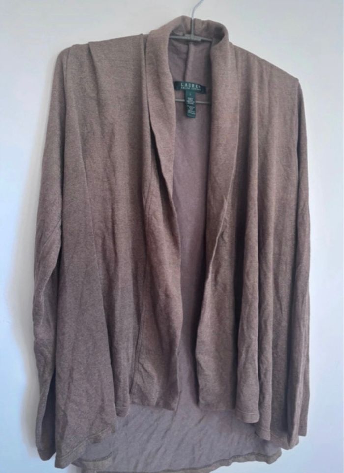 💛 Gilet femme doré L. Ralph Lauren - Taille L - photo numéro 2