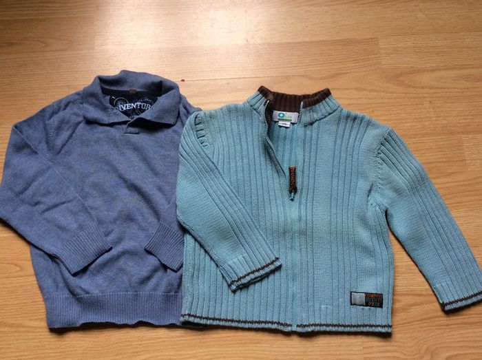 Lot pull/gilet 4 Ans