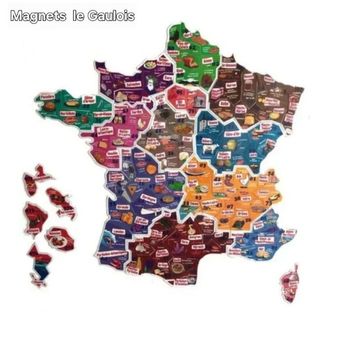 Magnets carte de France le gaulois