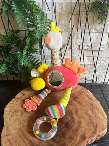 Hochet Peluche Cocotte - Naissance