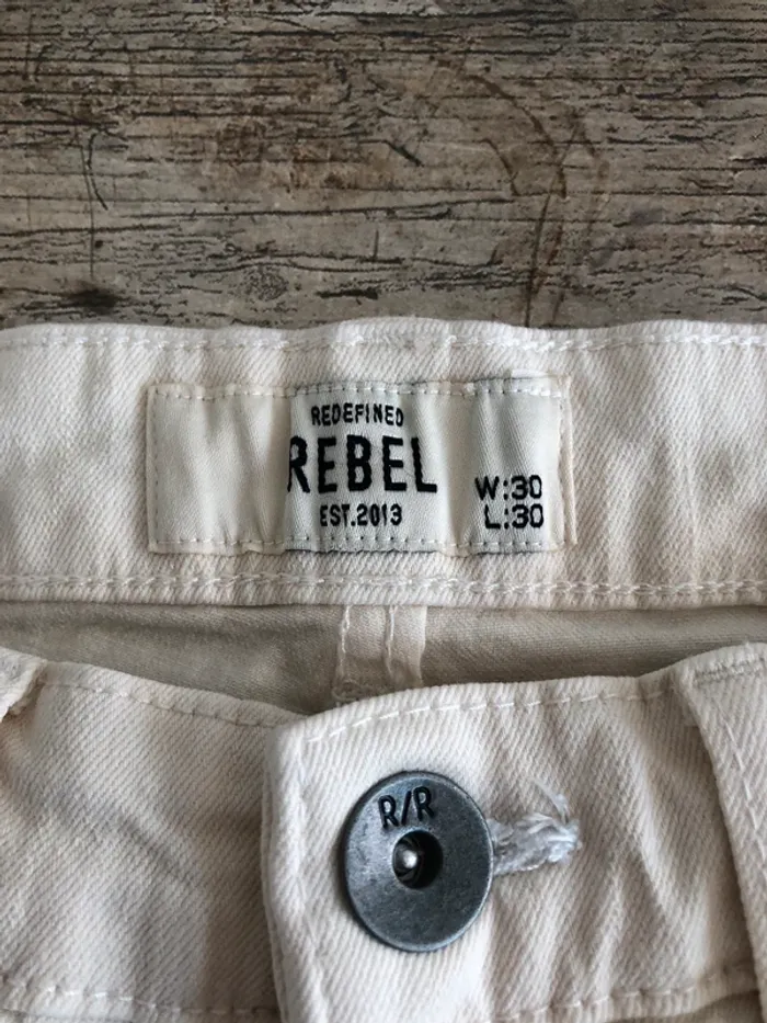 Jeans écru slim fit - photo numéro 3