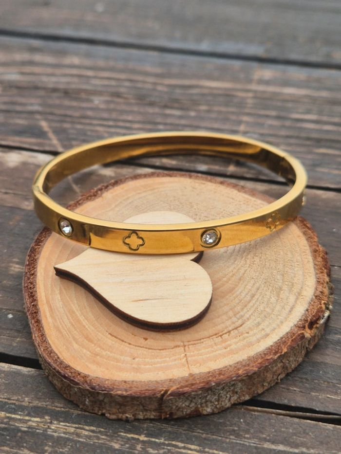 Jolie bracelet jonc en acier - photo numéro 5