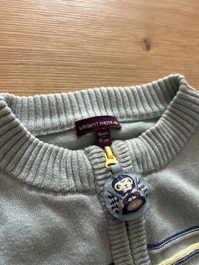 Gilet vert d’eau Sergent Major - photo numéro 3