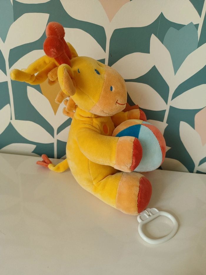 Peluche musicale girafe pommette - photo numéro 2