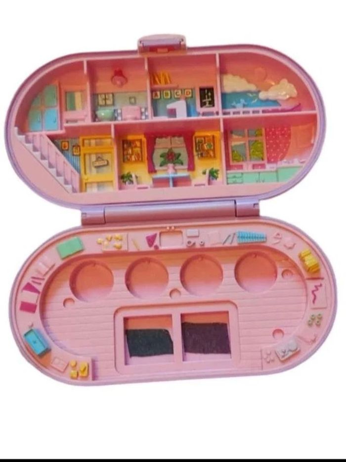 Polly pocket compact vintage stampin  school 1992