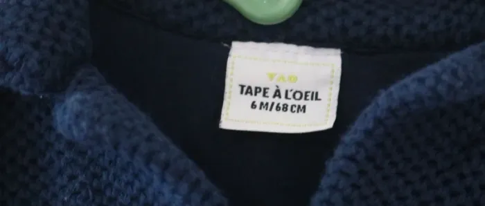 Ensemble chemise/gilet Tape à l'oeil, pull Grain de blé et pantalon DPAM 6 mois - photo numéro 16