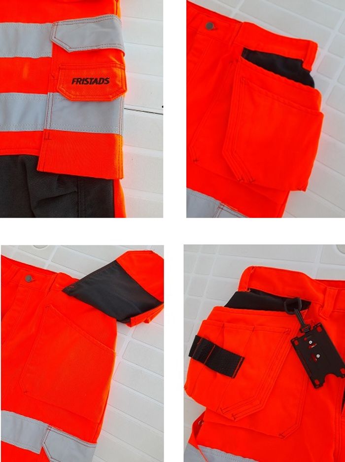 Pantacourt/bermuda de travail haute visibilité neuf taille 44 - photo numéro 2