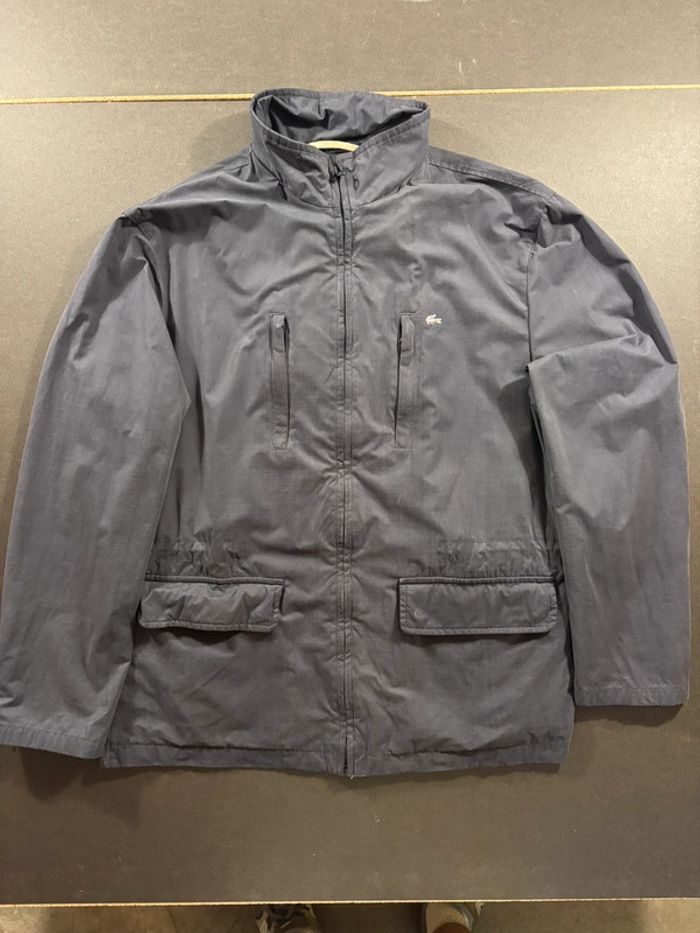 Veste style Coupe Vent Vintage Lacoste Taille L bleu marine