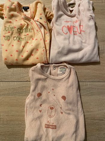 3 Pyjamas bébé