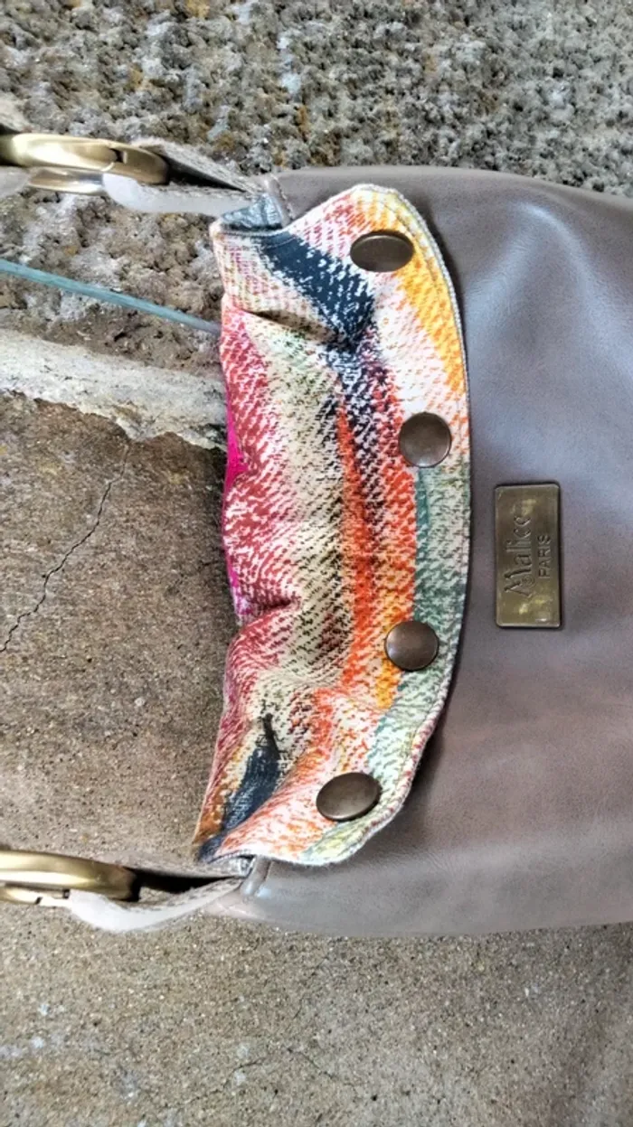 Sac à main multicolore Malice Paris - photo numéro 10