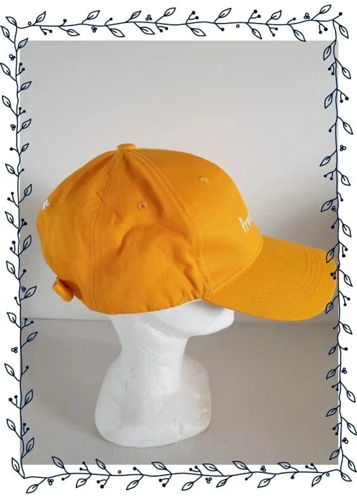 Casquette orange freedom, taille unique, très bon état - photo numéro 4