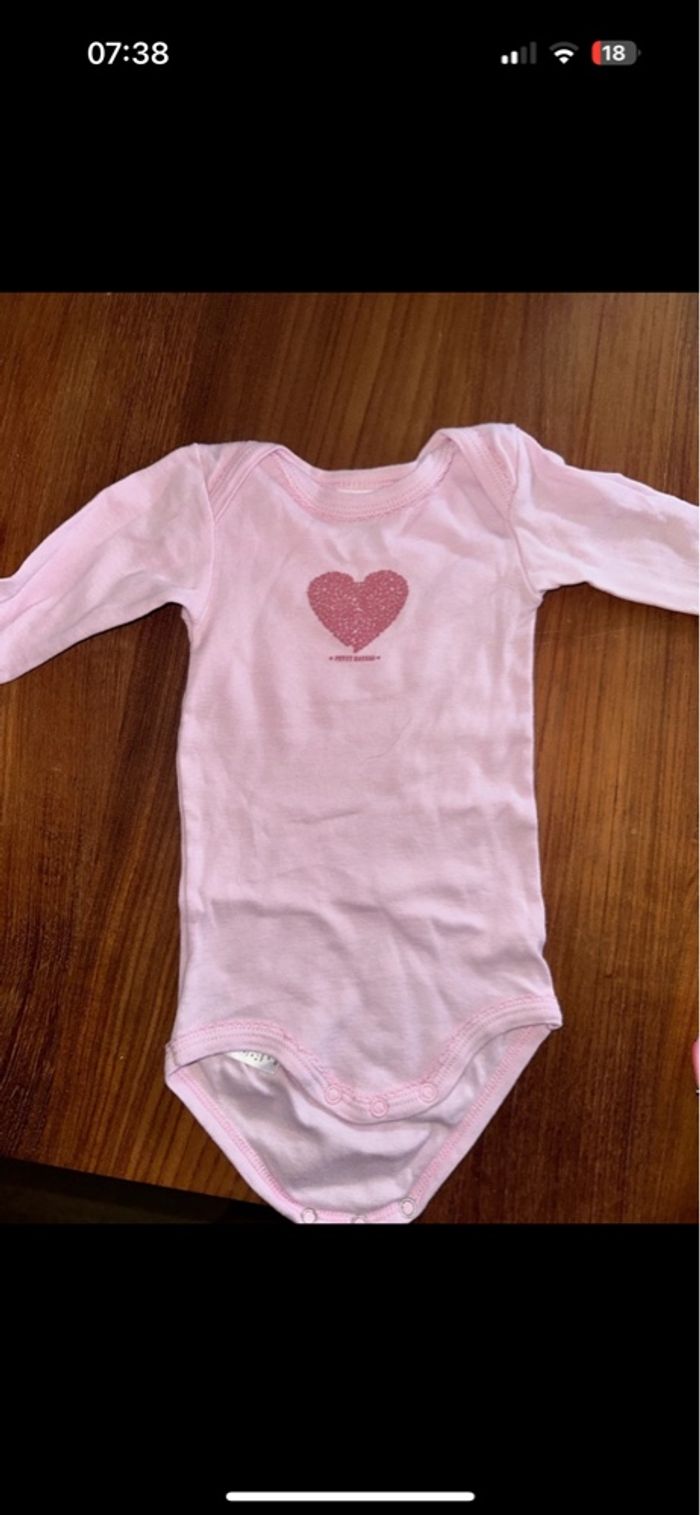 Lot de 3 bodys petit bateau fille - photo numéro 2