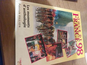 Livre  tour de France 98 les moments d'anthologie 