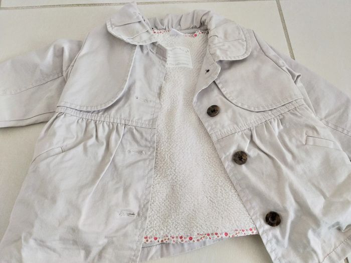 Trench fille beige - photo numéro 2