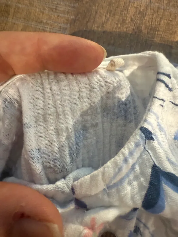 Combinaison bébé en gaze de coton Tiana x2 - photo numéro 8
