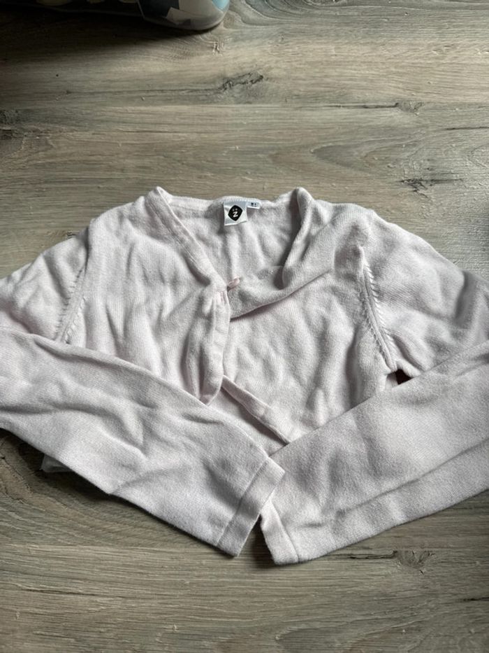 Boléro 8 ans fille rose pale génération z
