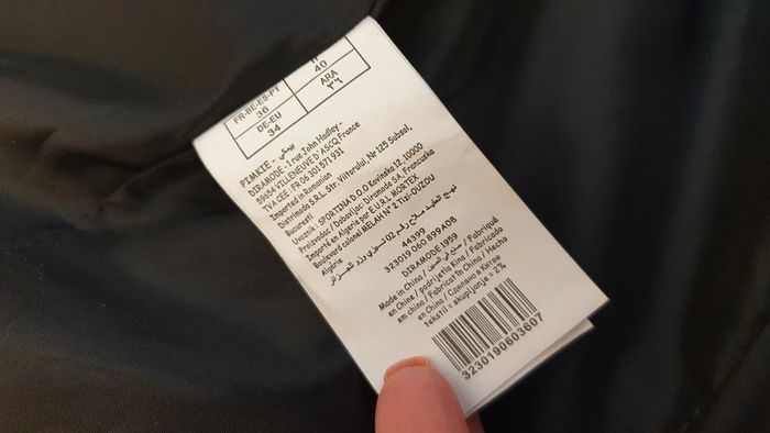 Veste tailleur haut gilet pimkie noir taille 36 - photo numéro 6