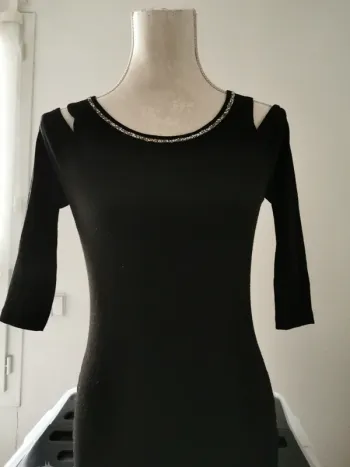 Pull Pimkie Noir épaules dénudées