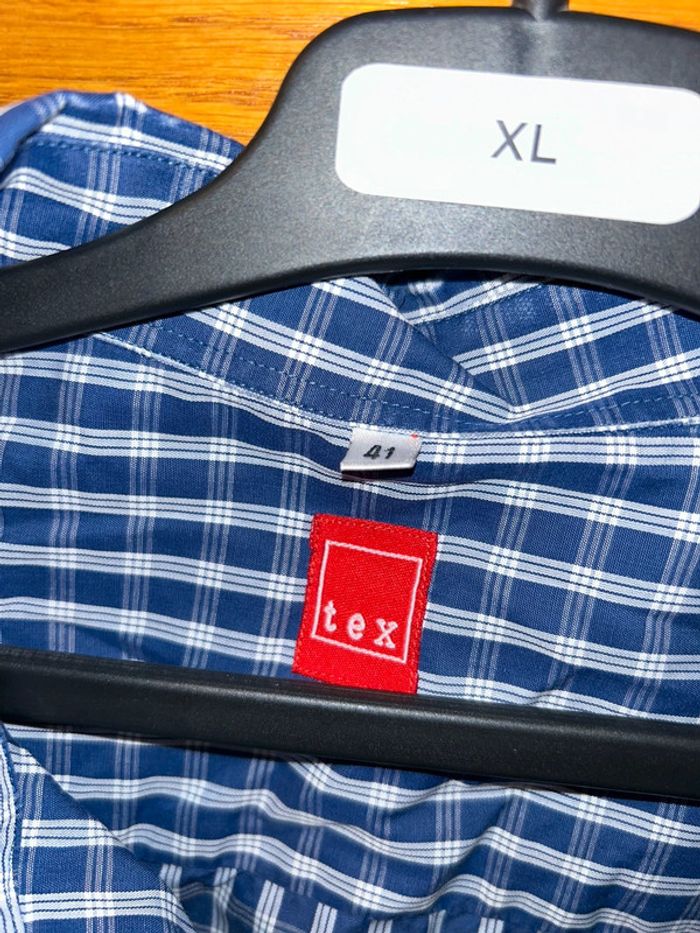 Chemise à carreaux bleu - photo numéro 2