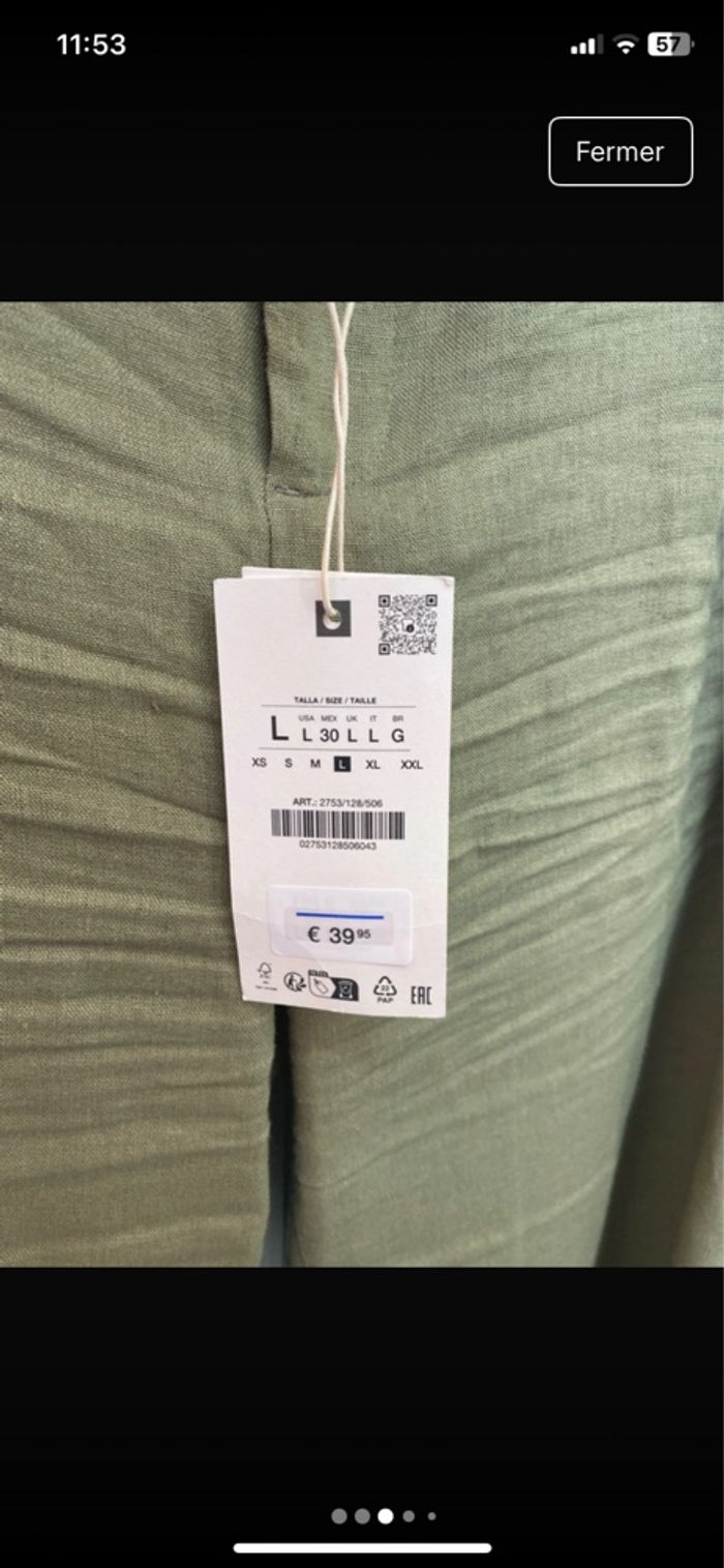Pantalon lin - photo numéro 5