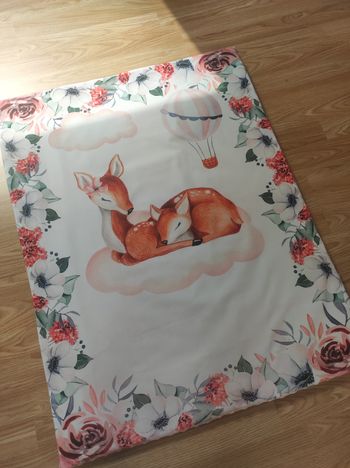 Couverture doublée bébé