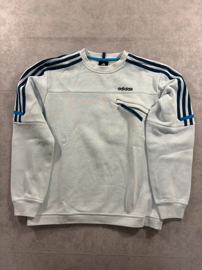 Pull Adidas Bleu clair Taille 12 ans