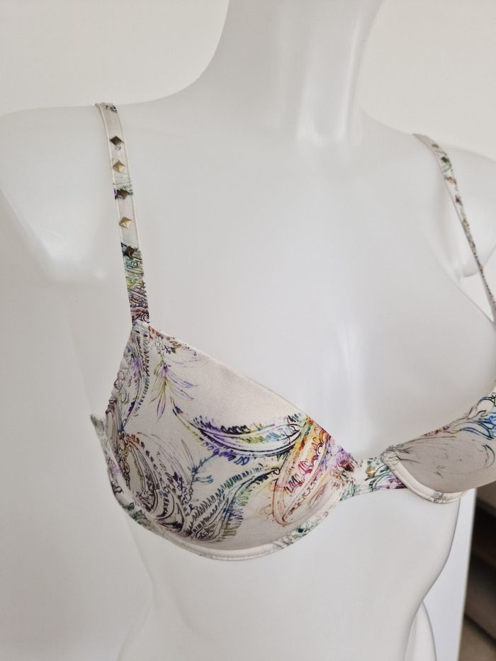 Soutien gorge blanc à motifs colorés Antigel - photo numéro 4