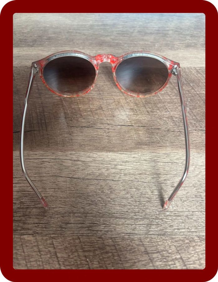 Lunette de soleil playgeel taille unique rouge grisâtre blanc - photo numéro 7