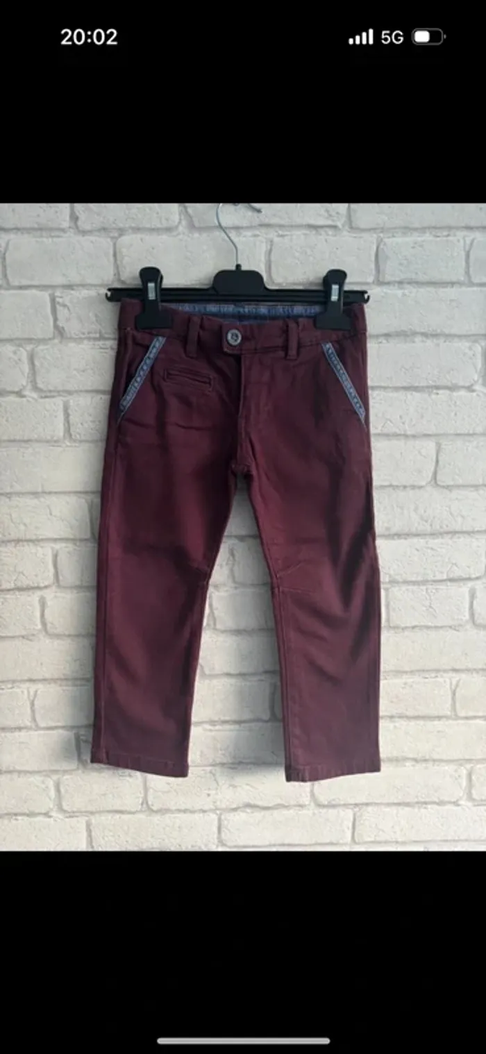 Pantalon sergent Major taille 2 ans