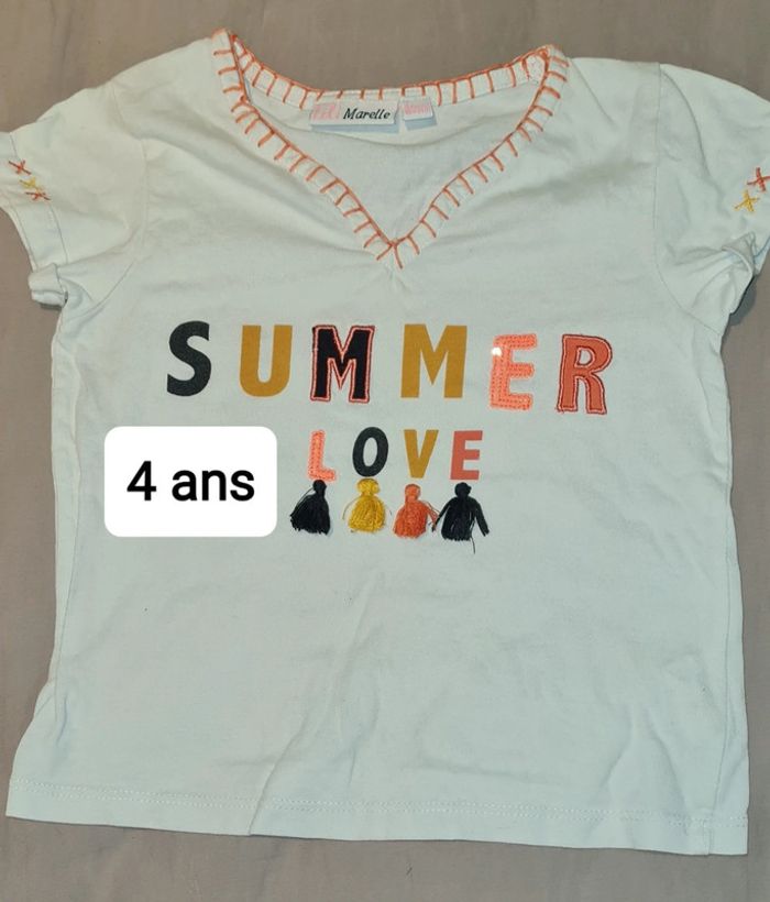 T-shirt 4 ans