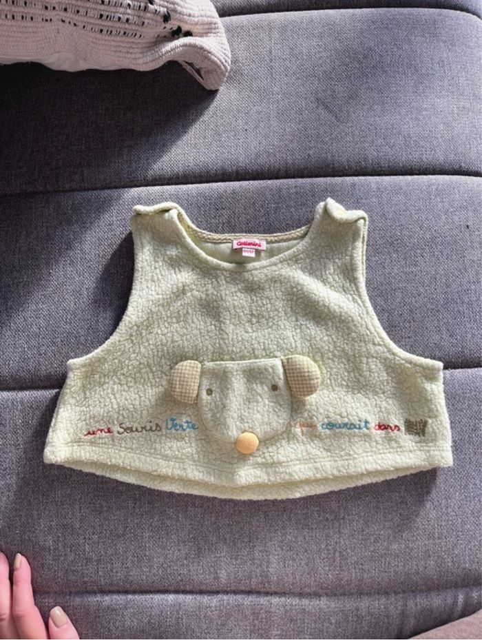 Pull sans manches Catimini 6/9mois