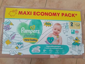 117 couches pampers harmonie new baby taille 2