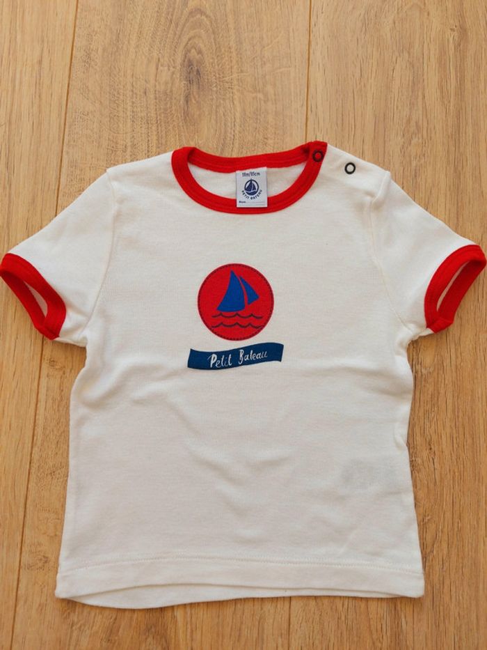 T-shirt manches courtes Petit Bateau 18 mois