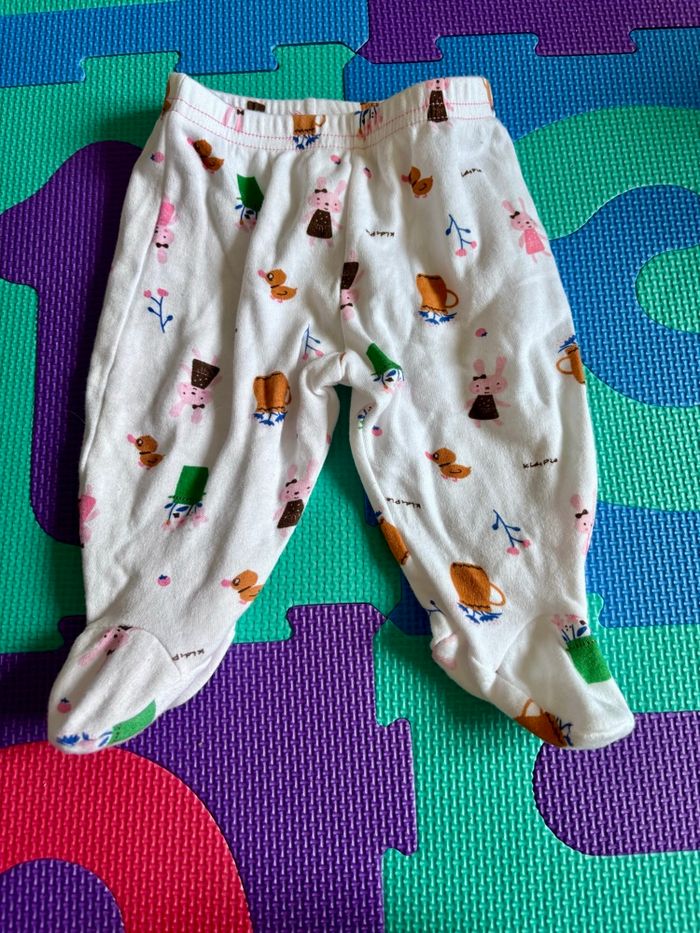 2 legging avec pied 3 mois - photo numéro 2