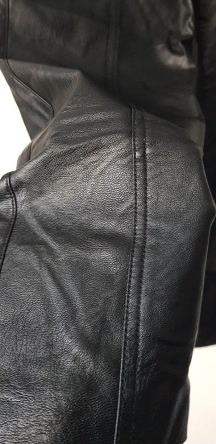 Pantalon effet cuir femme - T. 36 - photo numéro 3