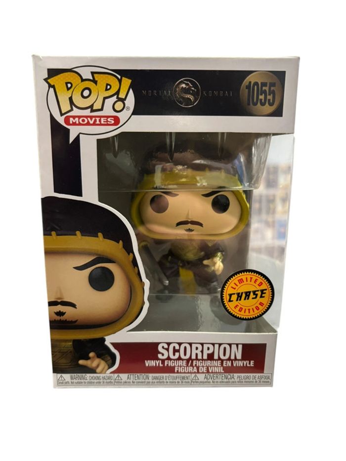 Figurine Funko Pop Mortal Kombat Scorpion Limited Chase Édition 1055 neuf