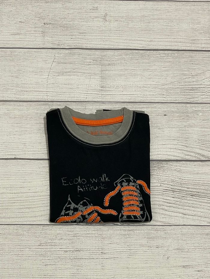 Sans marque - Débardeur - Noir,gris et orange - 3 ans