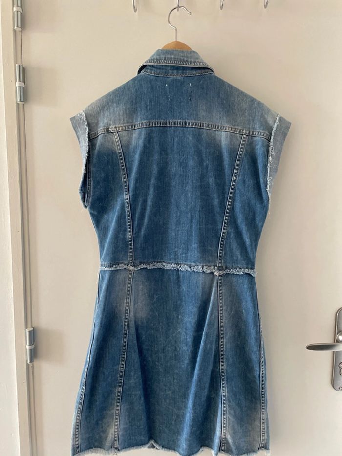 Robe en jean Le Temps des Cerises taille M - photo numéro 3