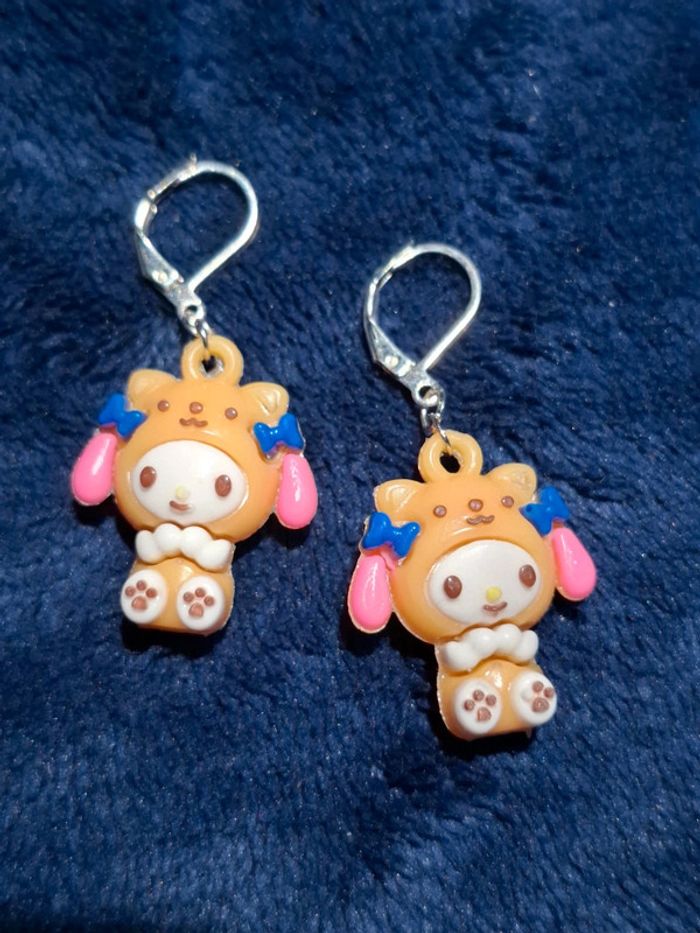 Boucles d'oreilles Kuromi - photo numéro 3