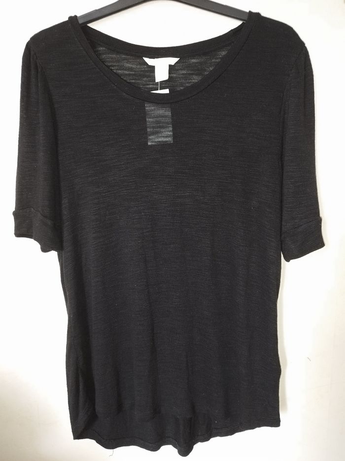 T-shirt noir manches courtes - photo numéro 3