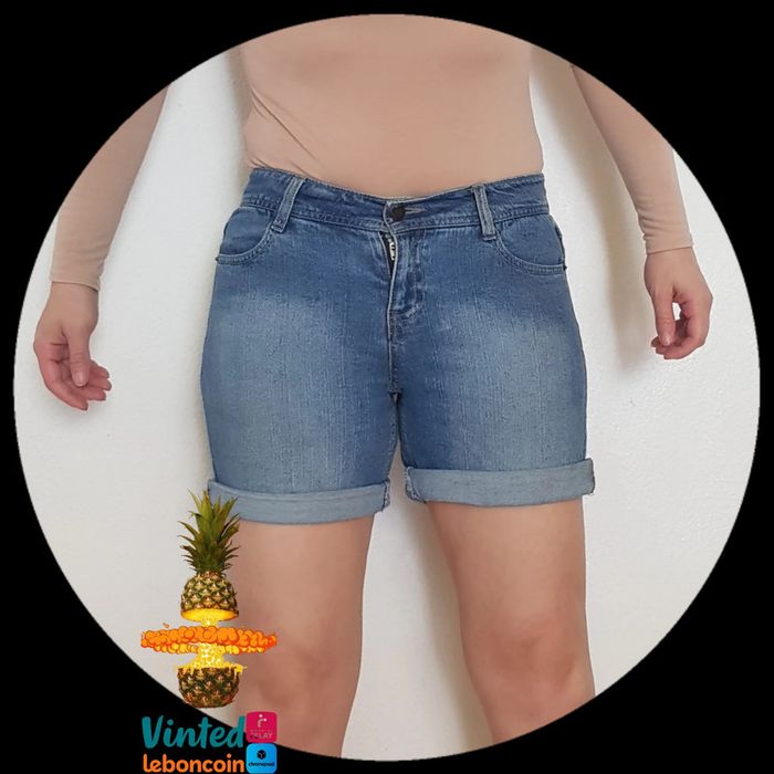 Short bleu la redoute
