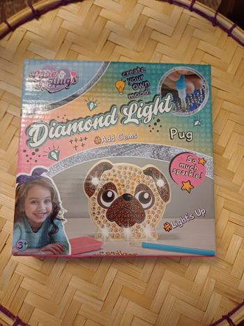 Diamond painting enfant thème bouledogue