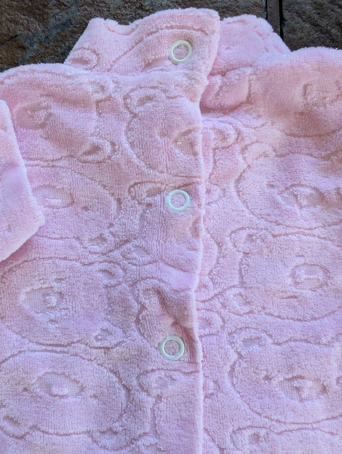 Pyjama velours hiver, taille naissance, ciliegina - photo numéro 4