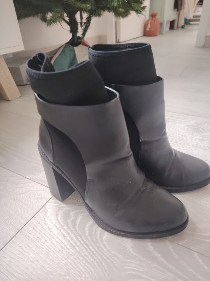 Bottines talons noires - photo numéro 2