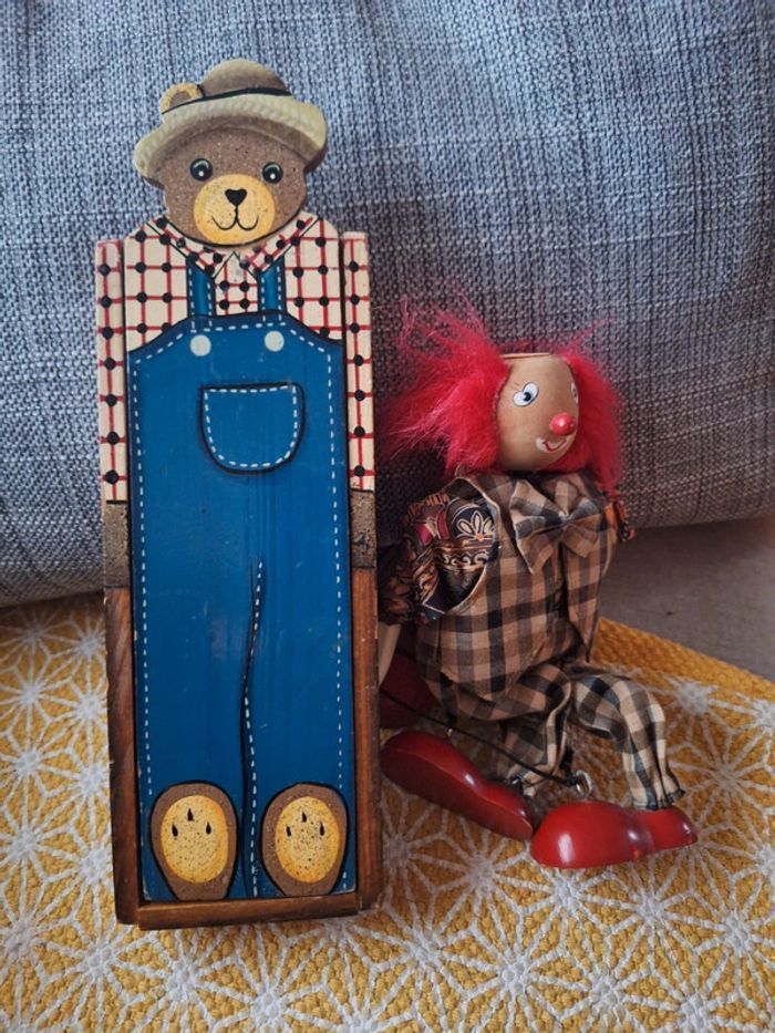 Plumier en bois vintage - photo numéro 15