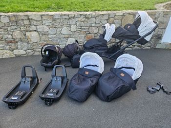 Pousette double kunert pour jumeaux