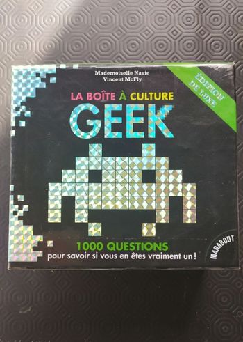 Jeux de société "la boîte à culture geek"